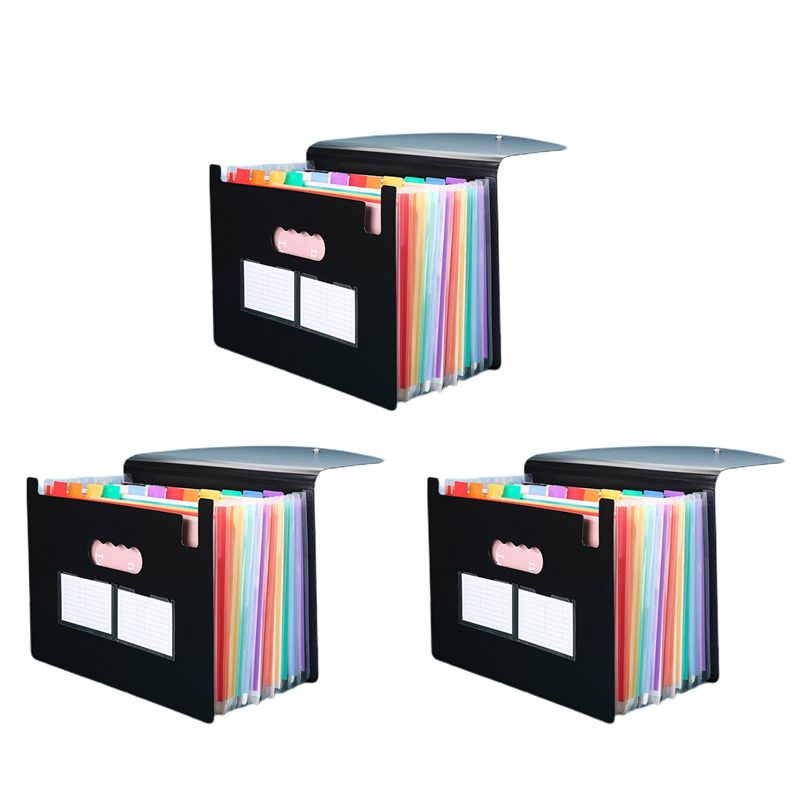 Expandable Accordion File Folder 13 Pockets - Pasta de Arquivo Expansível Superior-3X com