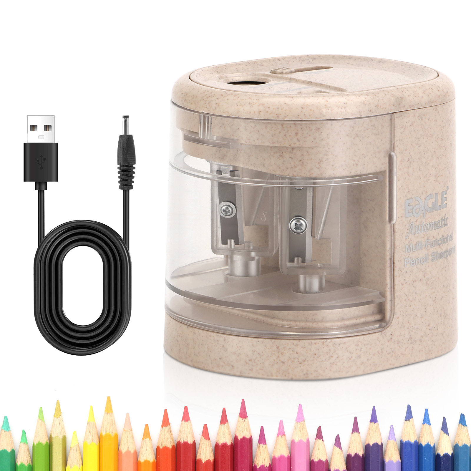 Afiador de Lápis Elétrico Auto - Electric Pencil Sharpener Usb avaliação e preço