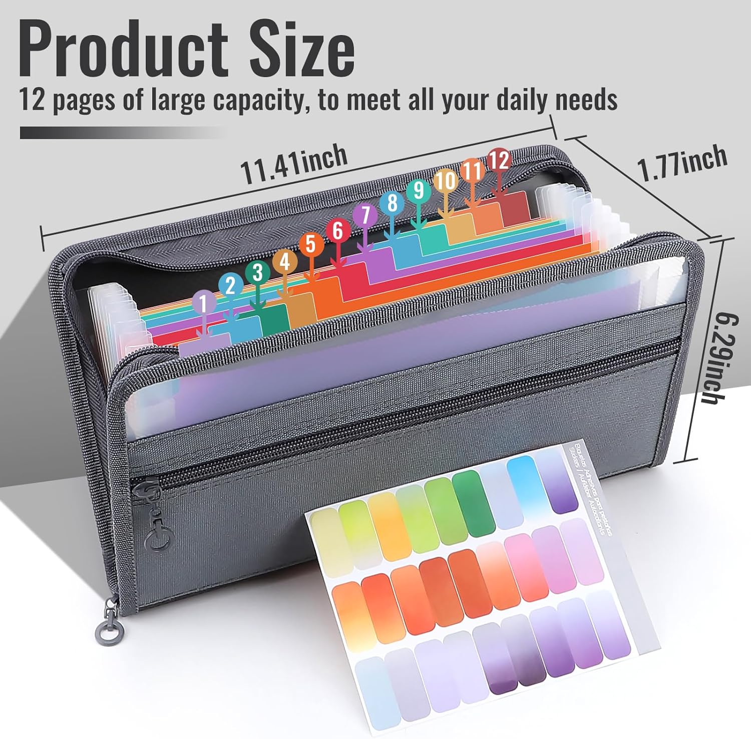 Organizador de Arquivos A6 Peq - Expandable Accordion File Folder 13 Pockets avaliação e preço