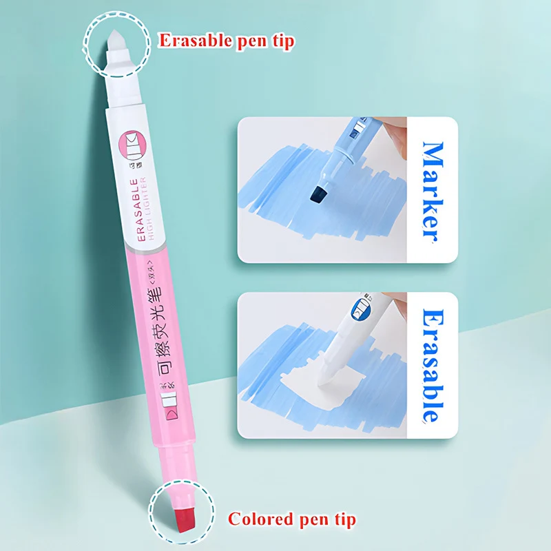 Conjunto de marcadores apagáve - Pastel Highlighter Set Double Ended avaliação e preço