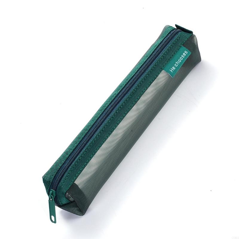 CORA Estojo malha transparente - Clear Mesh Pencil Pouch For Exam avaliação e preço