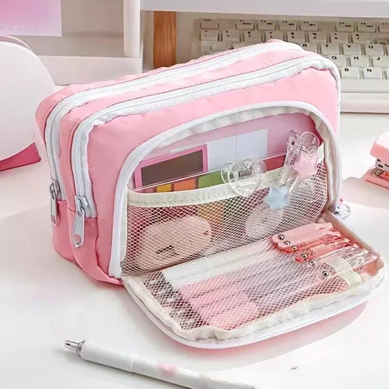 Estojo de Lápis Estético Portá - Aesthetic Large Pencil Case Pouch avaliação e preço