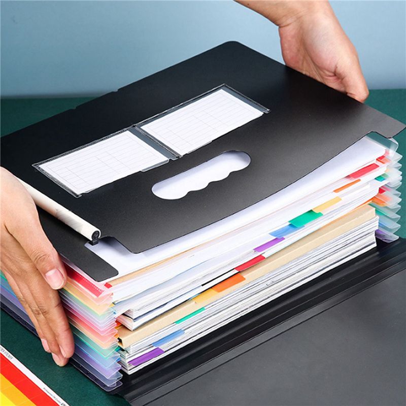 Pasta de Arquivo Expansível Su - Expandable Accordion File Folder 13 Pockets avaliação e preço