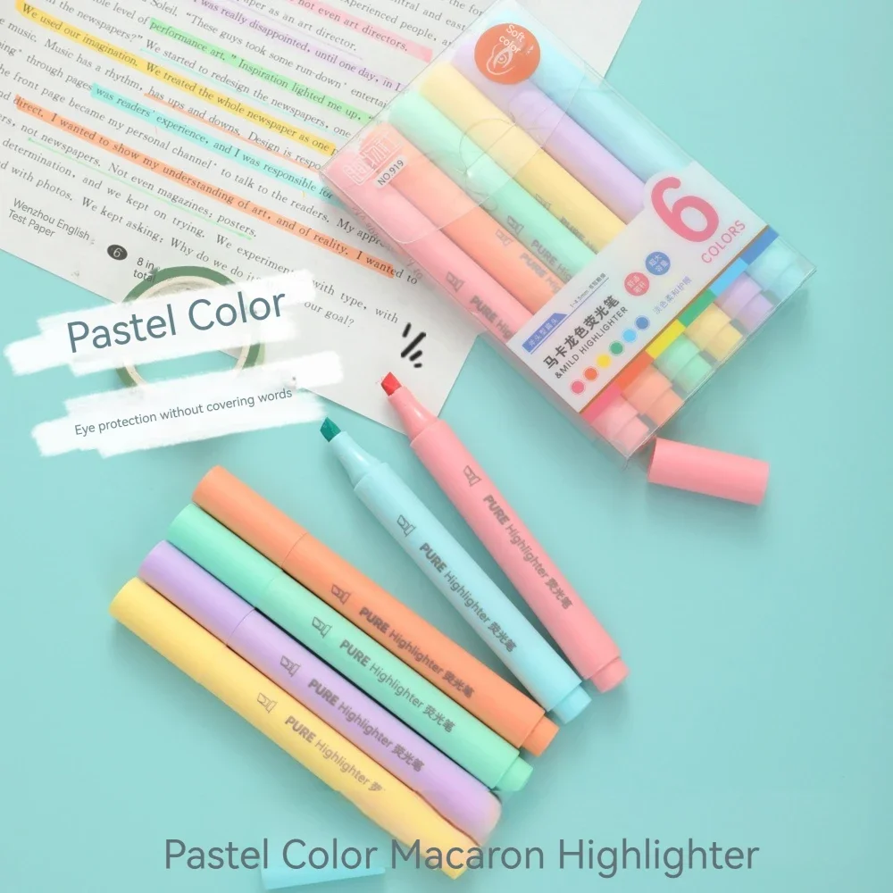 Canetas iluminadoras pastel de - Pastel Highlighter Set Double Ended avaliação e preço