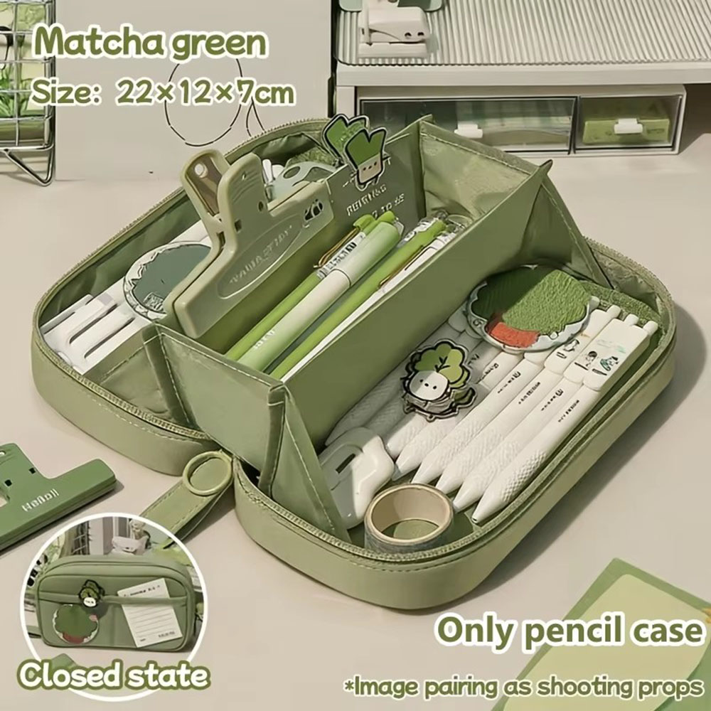Estojo de Lápis Grande Capacid - Aesthetic Large Pencil Case Pouch avaliação e preço