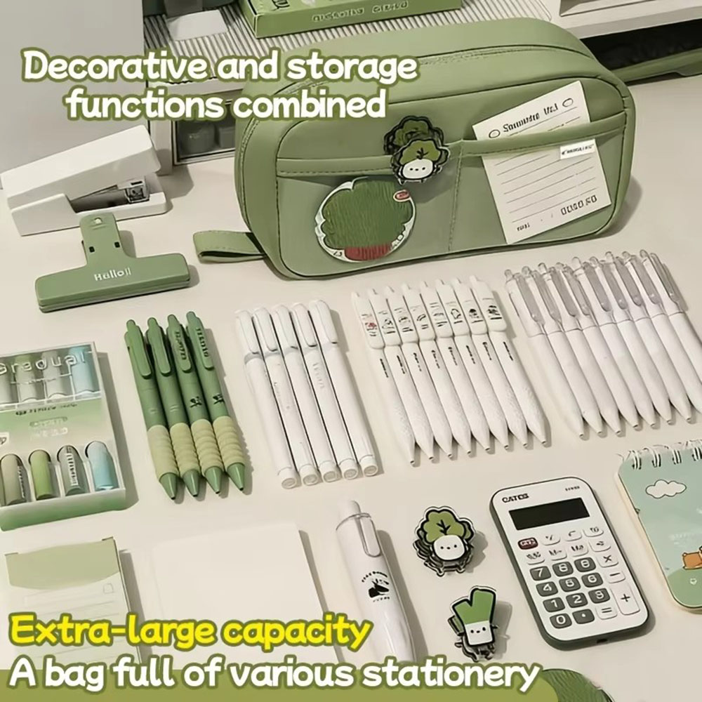 Estojo de Lápis Grande Capacid - Aesthetic Large Pencil Case Pouch avaliação e preço