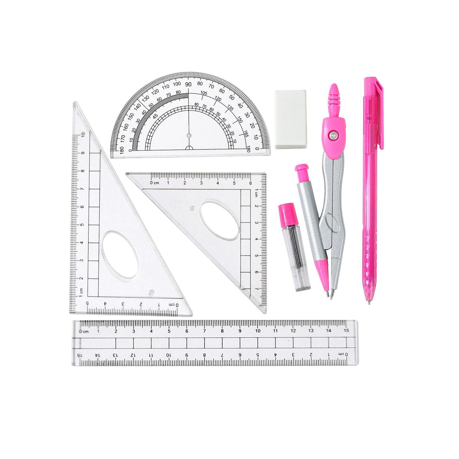 Conjunto de Equipamentos de Ge - Math Geometry Set With Compass avaliação e preço