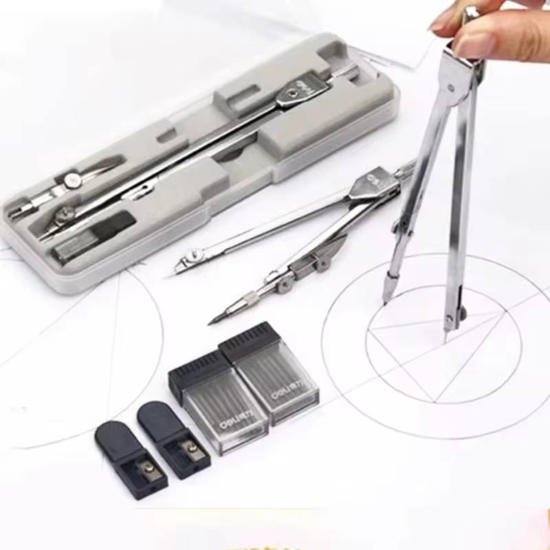 Aço inoxidável multifuncional  - Math Geometry Set With Compass avaliação e preço