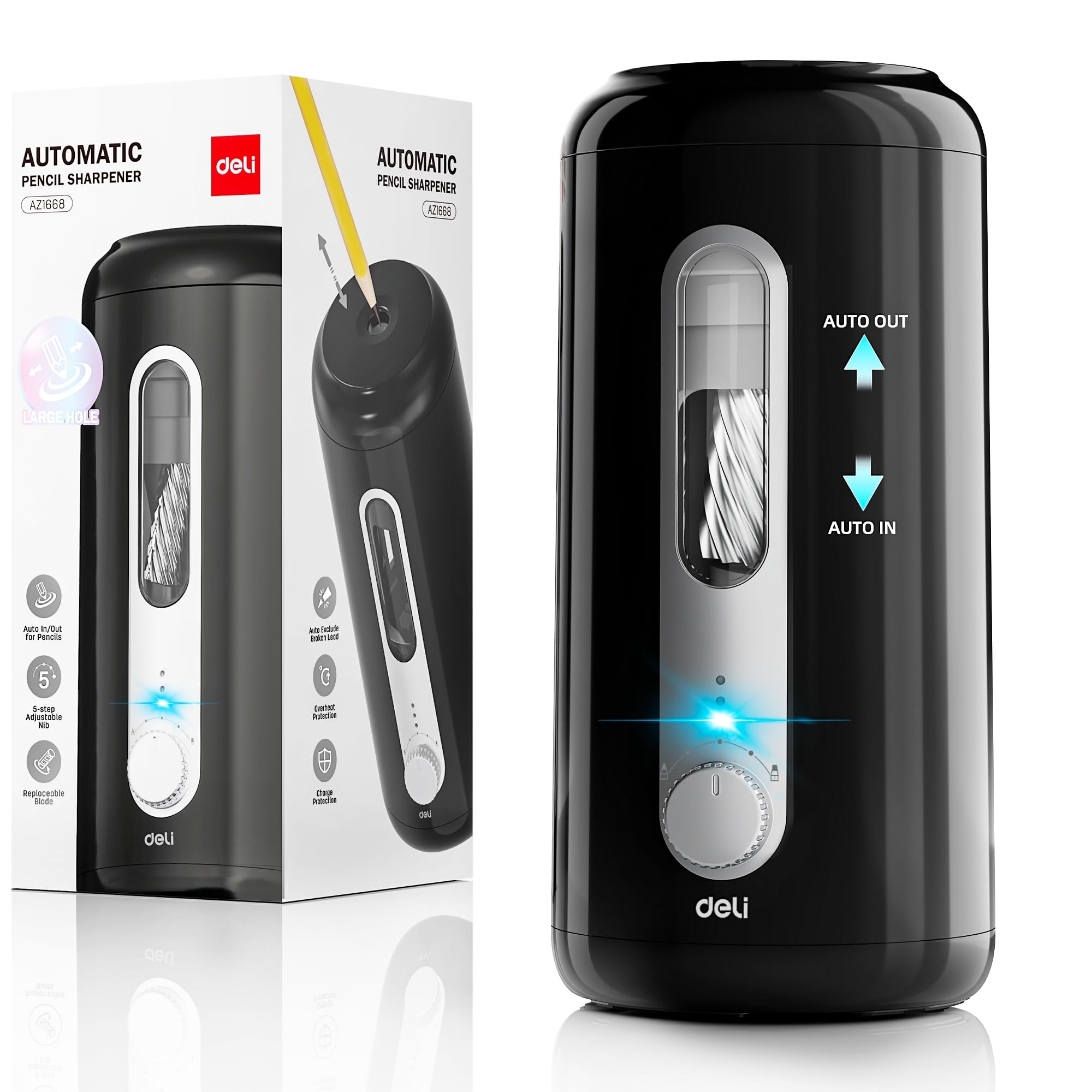 Apontador de Lápis Elétrico De - Electric Pencil Sharpener Usb avaliação e preço